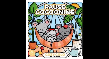 Cozy Colo au numéro - Pause cocooning - kleuren op nummer kleurboek - hachette