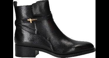 Tamaris Enkellaarsjes zwart Leer - Dames