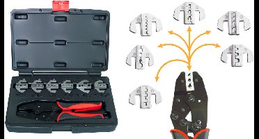 Kabelschoentangenset met 6 klauwen MW Tools VES1907