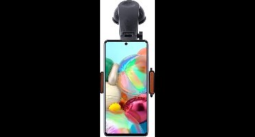 Shop4 - Geschikt voor Samsung Galaxy A71 Autohouder 3 in 1 Dashboard en Ventilatiehouder Zwart