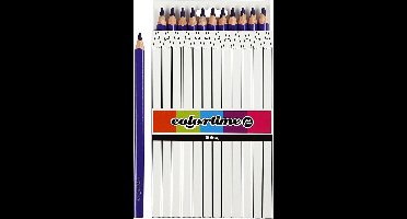 Colortime Kleurpotloden, vulling: 5 mm, paars, Jumbo, 12 stuks
