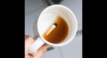 Thumbsup! Mok Sigarettenpeuk 300 Ml Keramiek Wit