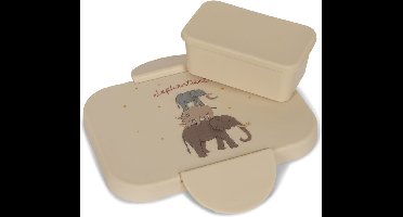 Konges Sløjd Lunch Box/Brooddoos - Safari/Elephantastic