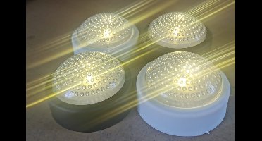 Kipit Nachtlampje - Polystyrene 2 stuks in blister - wit