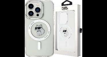 Karl - Lagerfeld - IML Choupette MagSafe hoesje voor iPhone - 13 - Pro / 13 - transparant