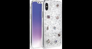 Uniq - Lumence - Clear hoesje voor iPhone Xs Max - zilver