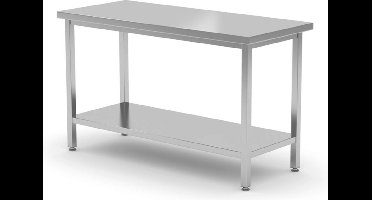 HENDI Werktafel zware uitvoering – 360˚ werkblad – verstelbare poten – 1000x600x x(H)850mm
