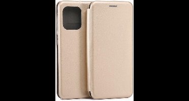 Beline Book Magnetisch Moto Edge 50 Pro hoesje goud/goud