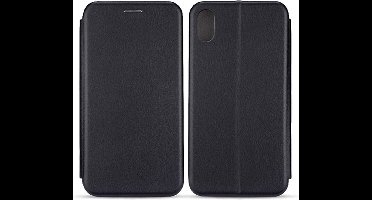 Beline Book Magnetisch iPhone Xr hoesje zwart/zwart