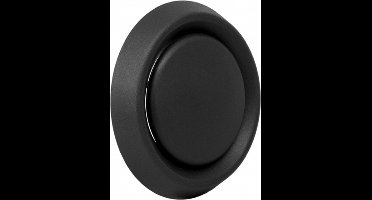 Inb. Afzuigvent. PVC dia 125 736 Zwart Renson