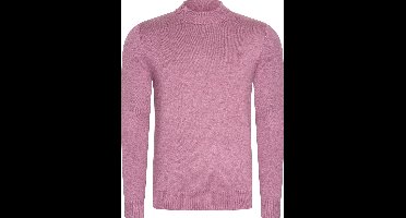 Mario Russo Turtle Neck - Trui Heren - Sweater Heren - Coltrui Heren - XXL - Oud Roze
