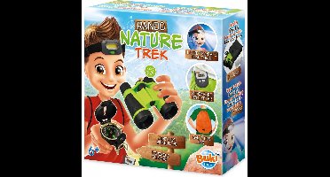 Buki - Natuur - Ontdek de natuur - Set om op avontuur te gaan in de natuur - Verrekijker, Kompas, Hoofdlamp, Stappenteller