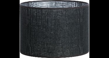 Light & Living Cilinder lampenkap Sendai - Zwart - Ø30x21cm - Modern