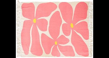 Unique Living - Plaid Melia Sugar Pink -125x150cm