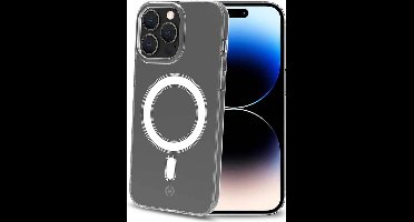 Celly GelskinMag Siliconen hoesje met Magsafe - Geschikt voor Apple iPhone 14 Pro - TPU Back cover - Transparant