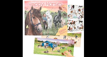 Depesche - Create Your Happy Horses stickerboek