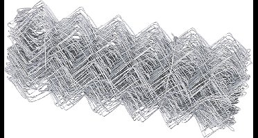 vidaXL - Kettinglinkheining - Zilver