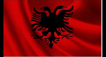 New Age Devi - Albanese vlag - Grote 150x90cm vlag - Albanië