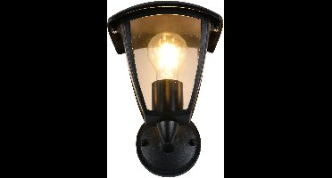 TRIO VENTA - Wandlamp - Zwart mat - excl. 1x E27 4 W - Wandmontage - Buitenverlichting - IP44