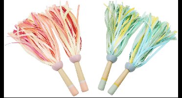 Houten Cheerleader Poms, 2st.