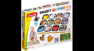 Quercetti Vormenpuzzel Boerderij Junior 12 Stukjes