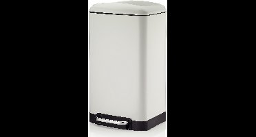 Afvalemmer RVS Wit, 30 L - Kela | Davino