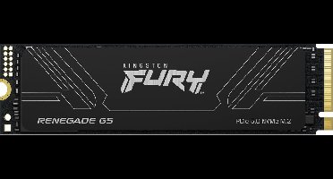 Kingston FURY RENEGADE G5 1TB - SSD - M.2 2280 - PCIe 5.0 - 1 TB - NVMe 2.0 - 3D TLC - zwart