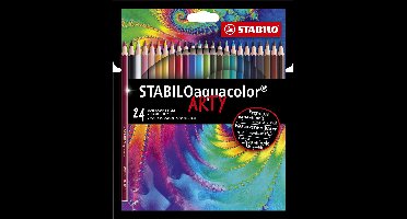 Kleurpotlood stabilo 1624 aquacolor arty 24st