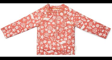 Zwemshirt lange mouw - Rood - Sea Life-86/92
