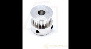 GT2-6 Timing Pulley – 20 Tanden – 4 mm Asgat – Aluminium – Voor 6 mm Riem