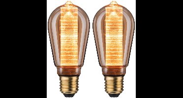 Inner Glow Edition LED-kolf Binnenkolf ringpatroon E27 230V 2x230lm 2x4W 1800K Goud