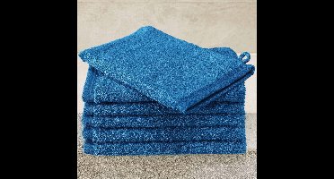 De Witte Lietaer Washandjes Contessa, Pacific - 16 x 21 cm - 6 stuks - Katoen