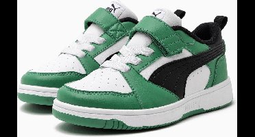 PUMA Puma Rebound V6 Lo AC+ PS Unisex Sneakers - PUMA White-PUMA Black-Archive Green