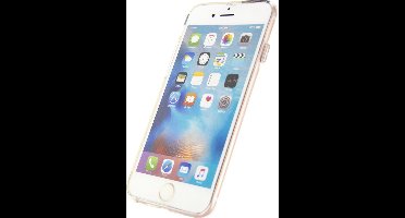 Mobilize Hoesje geschikt voor Apple iPhone 6 Telefoonhoesje Flexibel TPU | Mobilize Gelly Backcover | iPhone 6 Case | Back Cover - Transparant / Roségoud