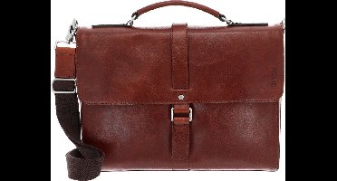 PICARD Leren afzonderlijke gevallen Buddy Briefcase Cognac bruine