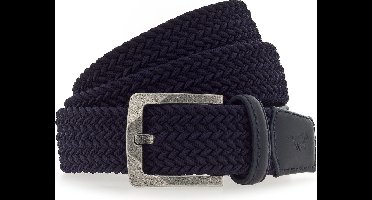 MUSTANG Riem Woven Belt W120 Nightblue Donkerblauw