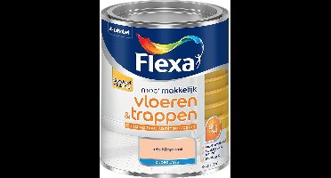 Flexa - Mooi Makkelijk Vloeren & Trappen Zijdeglans - Iets Klaproos - Mengverf - 0.75 L