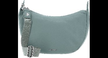MANDARINA DUCK Leren Schoudertas Mellow Leather Hobo Bag Iceberg Green Mintgroen