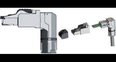 Telegärtner 100023061 RJ45-stekker, haaks, in het veld aanpasbaar 100023061 Stekker, recht 1 stuk(s)