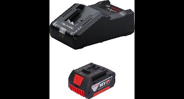 Bosch Startset 1x GBA 18 V / 5 Ah / 5000 mAh Li-Ion accu ( 1600A002U5 ) + GAL 18V-160 Professionele lader ( 1600A02T5G )