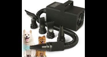 ApexArte® Hondenfohn - Waterblazer voor Honden - 3200W - Zwart