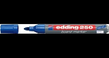 Viltstift Edding 250 whiteboard rond blauw 1.5-3 mm