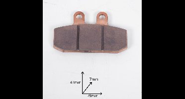 oem remblokje voor motor gilera 125 kz 13108r nieuw