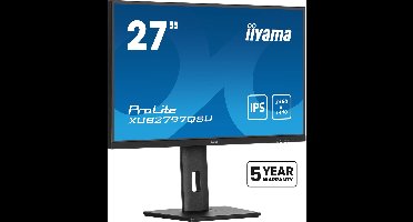 iiyama ProLite XUB2797QSU-B2 - 27 inch - QHD - IPS - USB-Hub (2x) - Verstelbaar