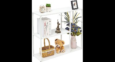 ApexArte® Wandtafel - Dressoir Kasten - Haltafel - Wit - Industrieel