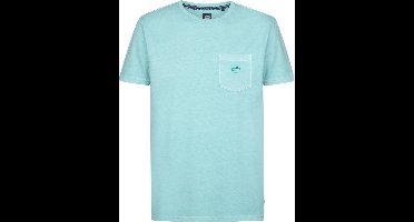 Petrol Industries - Heren Pocket T-shirt Key - Blauw - Maat L