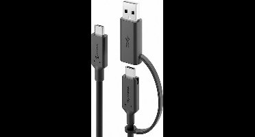 ALOGIC ELCCA3212-BK USB-kabel 1,2 m USB 3.2 Gen 2 (3.1 Gen 2) USB C Zwart