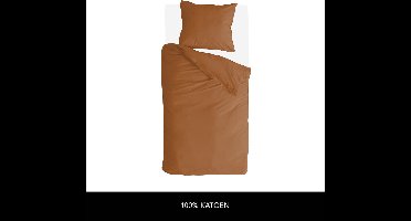 Byrklund Dekbedovertrek Sleep Softly - 140x220 - 100% Katoen - Cognac