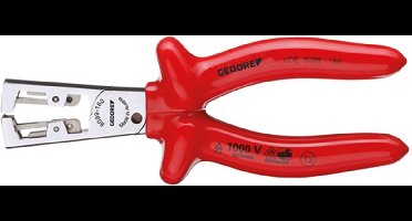 Gedore VDE-Draadstriptang strip-fix met doop-isolatie - 160 mm