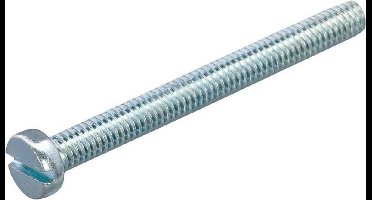 Hoenderdaal metaalschroef gegalv.ck.   m6 x 16 mm   din 84  - doos à 200 stuks